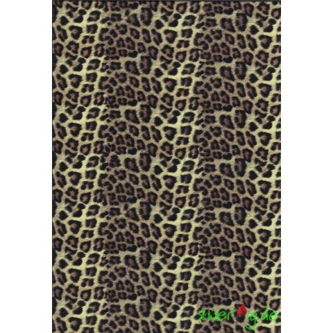 Stenzo Baumwolle Stoff Leopardenfell Digitaldruck
