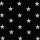 Baumwolle Stoff schwarz mit großen Sternen