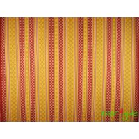 Baumwolle Stoff provenzalisch Bordüren gelb rot