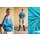 Sweat Stoff Neopren blau ESHA