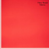 Viskose-Leinen Stoff uni rot Twill SUVI