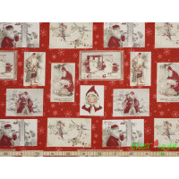 Baumwolle Mix Stoff Fotos mit Weihnachtsmann