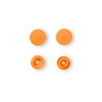 Prym Druckknopf Color Snaps nähfrei rund 12,4 mm orange 393140