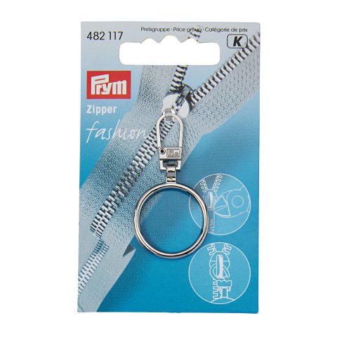 PRYM Fashion-Zipper Ring silberfarbig 482117