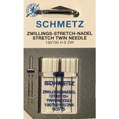 Schmetz Nähmaschinennadel Stretch Zwillings 130/705-75/4,0 mm