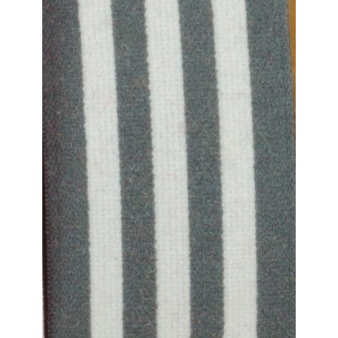 Gummiband 40mm groß gestreift grau weiß