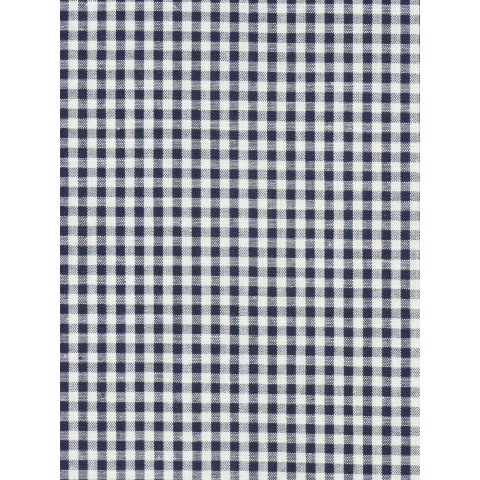 Baumwolle Stoff kariert 2,7 mm dunkelblau-weiß