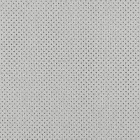 Baumwolle Stoff weiß kleine graue Punkte