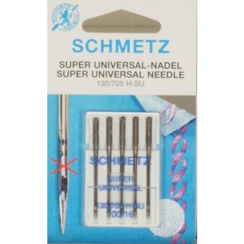 Schmetz Nähmaschinennadel Super Universal 100/16 5St.