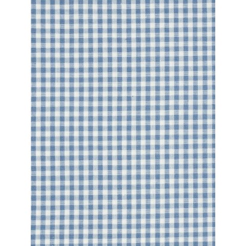 Baumwolle Stoff kariert 2,7 mm blau-weiß