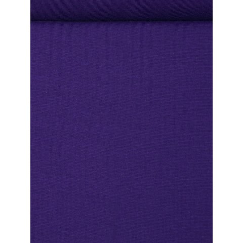 Bündchenstoff glatt uni violett