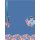 Stenzo Jersey Stoff Panel Ballerina auf hellblau (75cm x 150 cm)