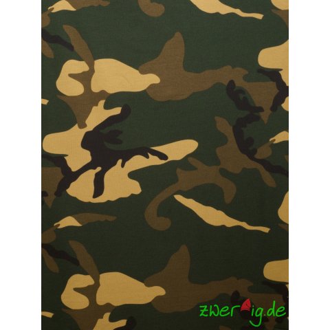 Jersey Camouflage braun grün