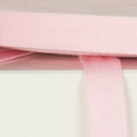 Köperband 15mm rosa
