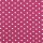 Baumwolle Stoff pink große weiße Punkte